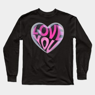 Love Heart Balloon | Valentine | lovely couple Long Sleeve T-Shirt